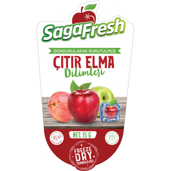 5 paket Çıtır Elma Dilimyeşi