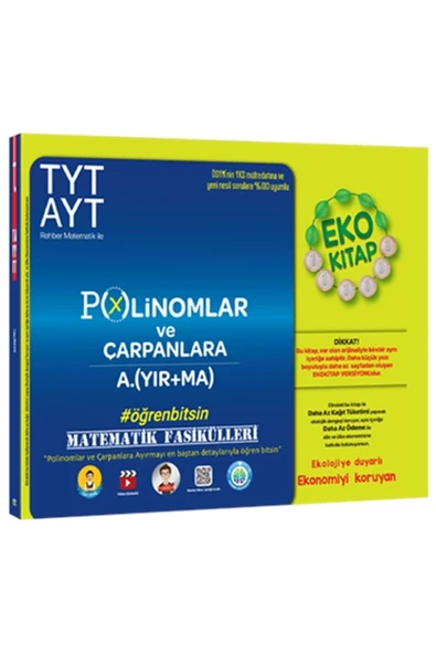 Tonguç Tyt-ayt Matematik Fasikülleri - Polinomlar Ve Çarpanlara Ayırma Eko