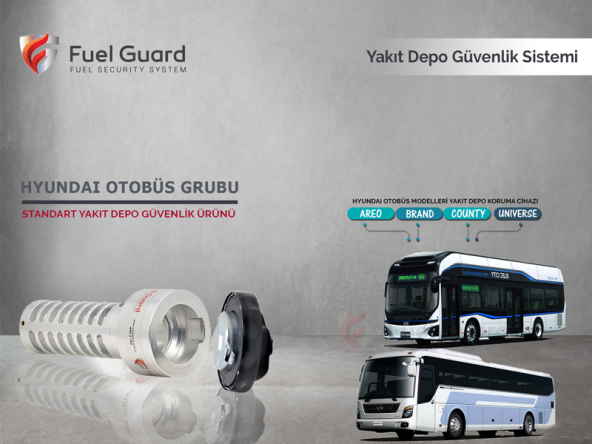 Hyundai Aero Otobüs Yakıt Depo Koruma Cihazı