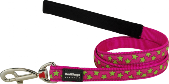 REDDİNGO PEMBE ÜZERİNE LİME YILDIZLI UZATMA M 20MM / 1.2 M