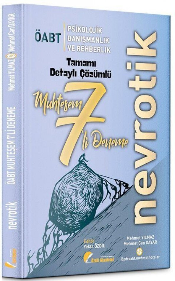 ÖABT Psikolojik Danışmanlık ve Rehberlik Nevrotik 7 Muhteşem Deneme Özdil Akademi