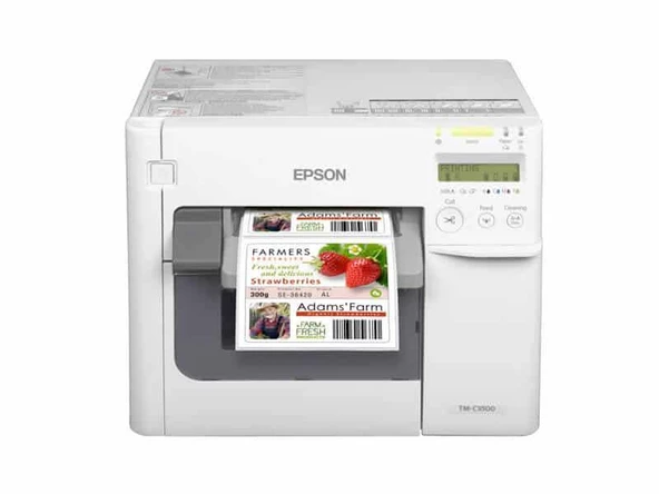 Epson Color Works TM-C3500 Mürekkep Püskürtmeli Renkli Etiket Yazıcı