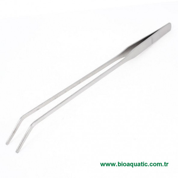 Bitki maşası paslanmaz çelik bir adet akvaryum bitki maşası - 3