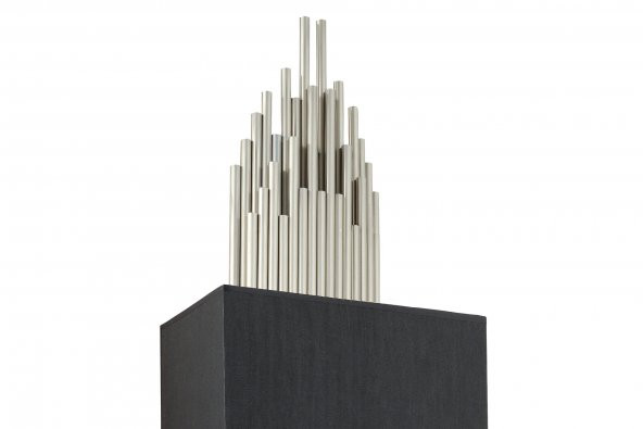 Lampaluce Straordinario Modern Tasarım Metal ve Kumaş Aplik 85cm Krom - 4