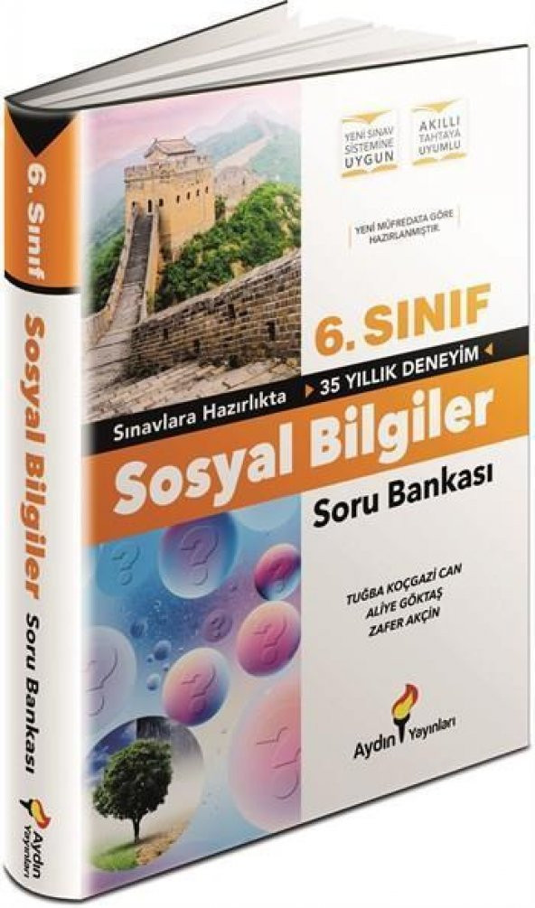 6.Sınıf Sosyal Bilgiler Soru Bankası Aydın Yayınları