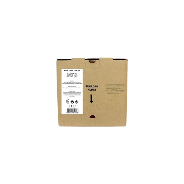 Eyüp Sabri Tuncer Beyaz Çay Kolonyası 5 Litre Bag In Box Endüstriyel Kolonya - 2