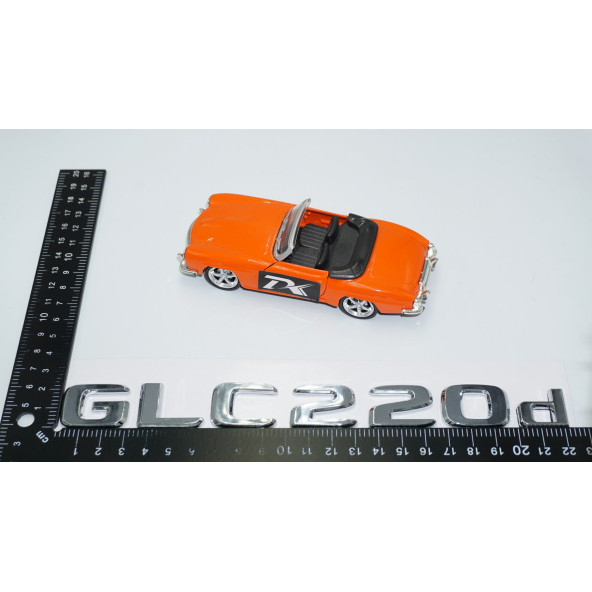 DK Tuning GLC 220d Bagaj Krom ABS Yazı Logo Benz İle Uyumlu - 4