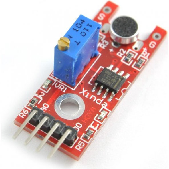 Arduino Ses Algılama Mikrofon Sensör Modülü Yüksek Hassasiyet - Resim 6