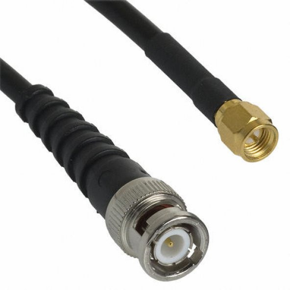 RG-58 SMA Erkek - BNC Erkek Kablo 1 Metre