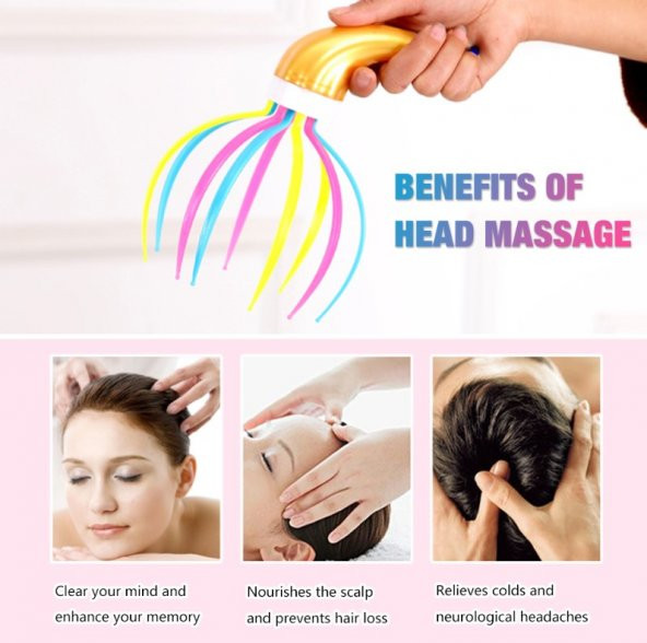 Yeni Nesil Kafa Masaj Aleti (Bokomo)