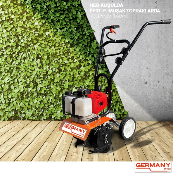 Germany Style 4 Hp Benzinli Çapa Makinesi 2 Zamanlı Motor Hobi Bahçeleri İçin - 4