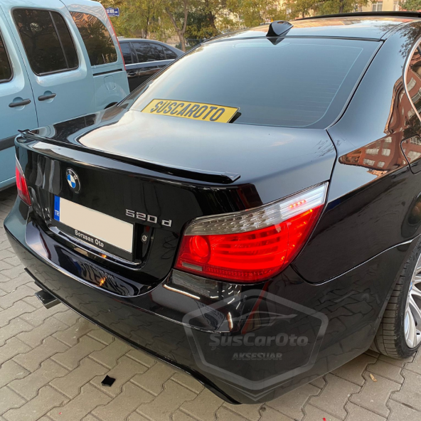 Bmw 5 Serisi E60 2003-2010 Samurai M3 Tip Bagaj Üstü Spoiler Bagaj Çıtası Piano Black Parlak Siyah - 7