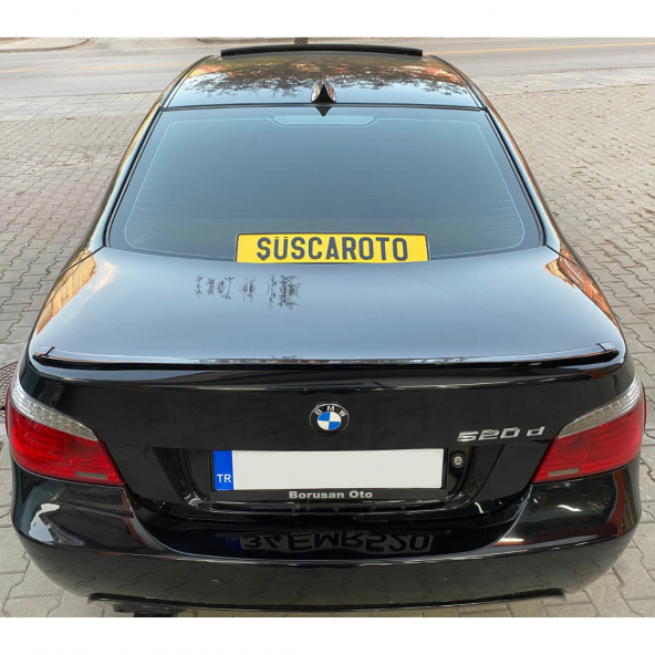 Bmw 5 Serisi E60 2003-2010 Samurai M3 Tip Bagaj Üstü Spoiler Bagaj Çıtası Piano Black Parlak Siyah - 12