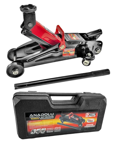 Anadolu Strong 2 Ton Sızdırmaz Sağlam Dayanıklı Kaynak Gövde Hidrolik Timsah Kriko - 2