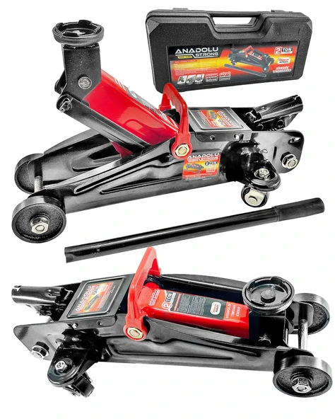 Anadolu Strong 2 Ton Sızdırmaz Sağlam Dayanıklı Kaynak Gövde Hidrolik Timsah Kriko