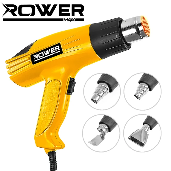 Rowermax RWRX3010S Sıcak Hava Tabancası 3000W Kademeli Otomatik Korumalı Aksesuarlı - 3