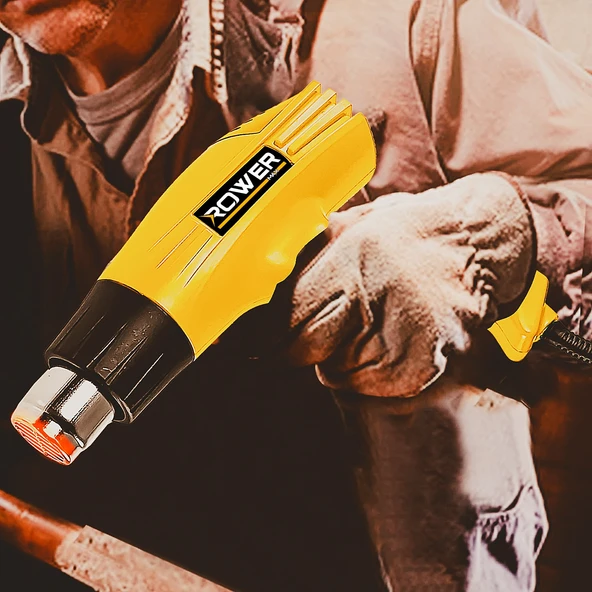 Rowermax RWRX3010S Sıcak Hava Tabancası 3000W Kademeli Otomatik Korumalı Aksesuarlı - 4