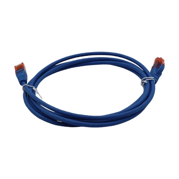 PATCH CORD UTP CAT6 2 MT BLUE - Resim 4