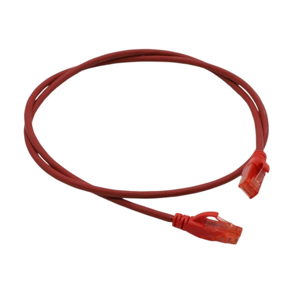 PATCH CORD UTP CAT6 1 MT RED - 2