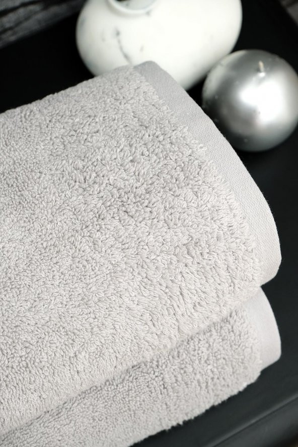 2li 45x71 Gri El-Yüz Havlusu - 2