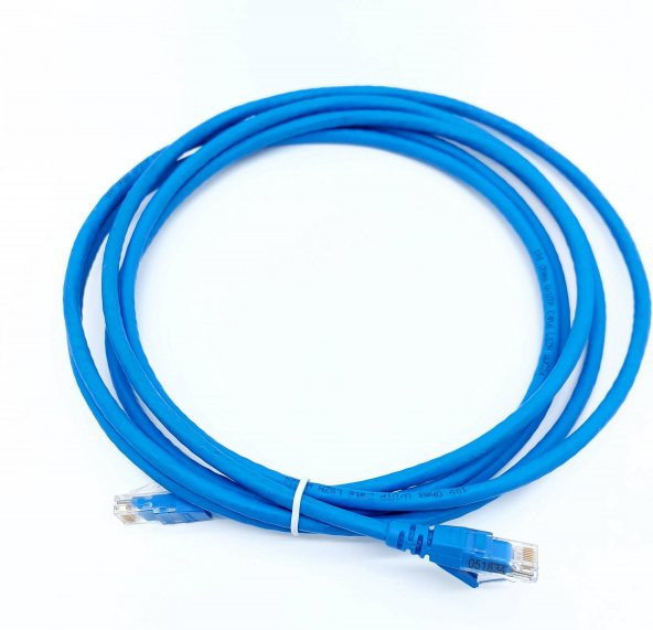 PATCH CORD UTP CAT6 3 MT BLUE