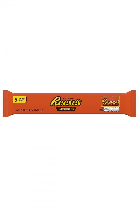 Reeses Sütlü Çikolata Kaplı Fıstık Ezmesi 5x15GR