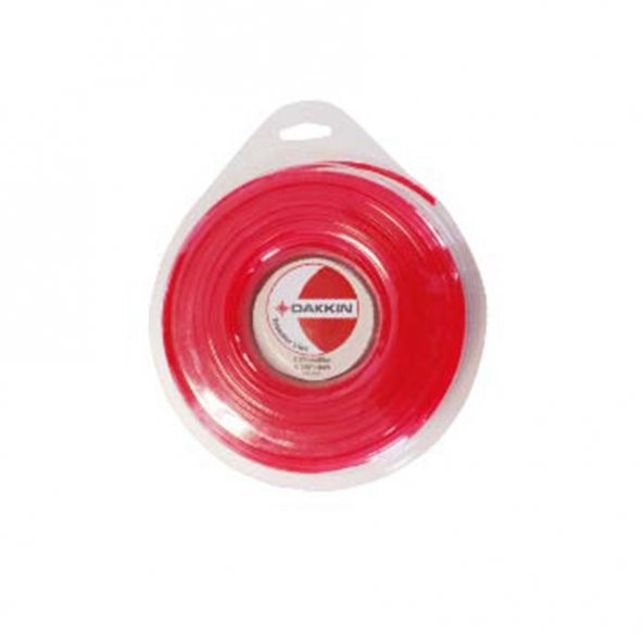 DAKKIN 3.00mm 64m 3 Köşe Kırmızı Misina