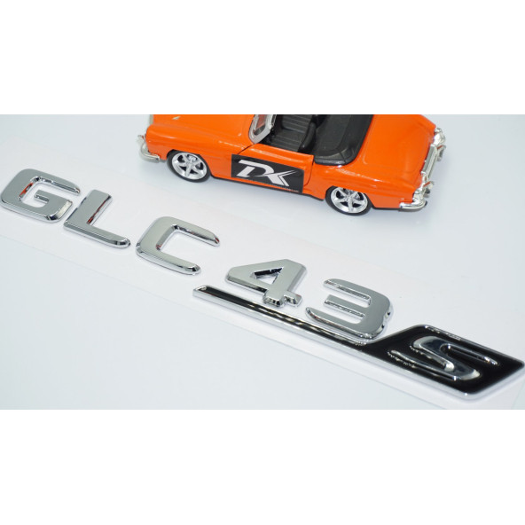 DK Tuning GLC 43S Bagaj Siyah Krom ABS Yazı Logo Benz İle Uyumlu - 3