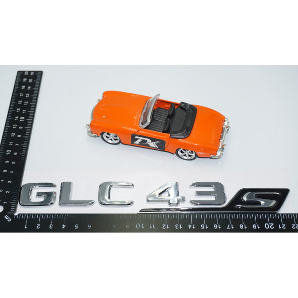 DK Tuning GLC 43S Bagaj Siyah Krom ABS Yazı Logo Benz İle Uyumlu - 4