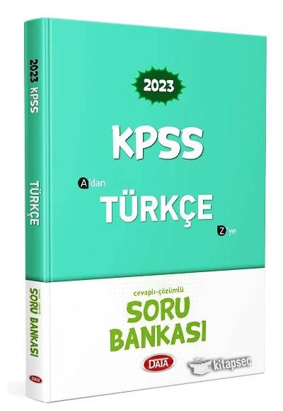 2023 KPSS Türkçe Soru Bankası Data Yayınları