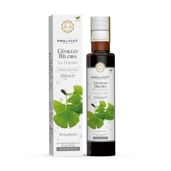 İmmunat Ginkgo Biloba Ekstraktı 250 ml 2 Adet - Resim 2