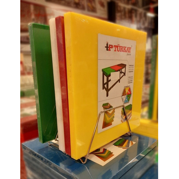 Türkay Polietilen Kesim Tahtası Kesme Levhası 40x30x2cm - 3