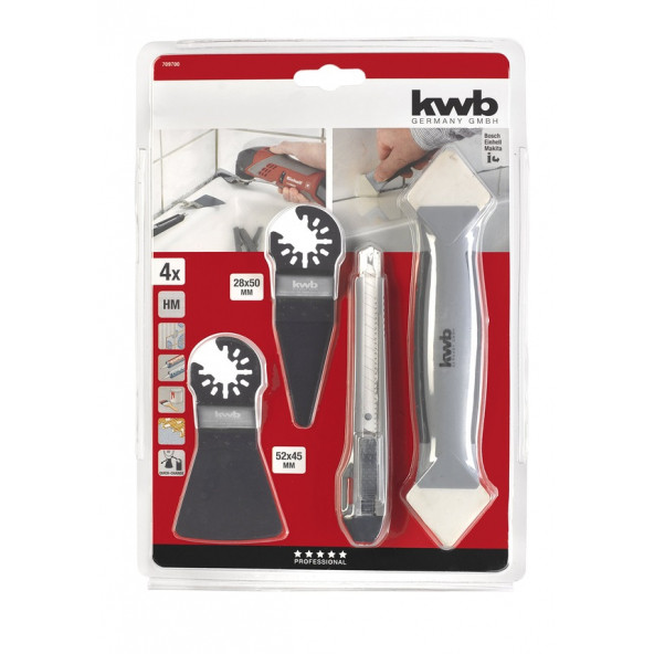 Kwb Raspalama Seti 4 Parça 49709700