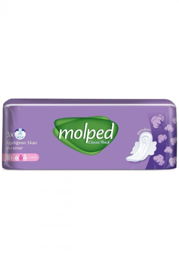 Molped Classic Thick Ped Uzun 8x4 32 Adet