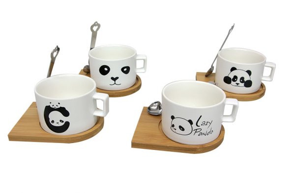 Mıknatıslı Panda Kupa Bardak - Resim 4