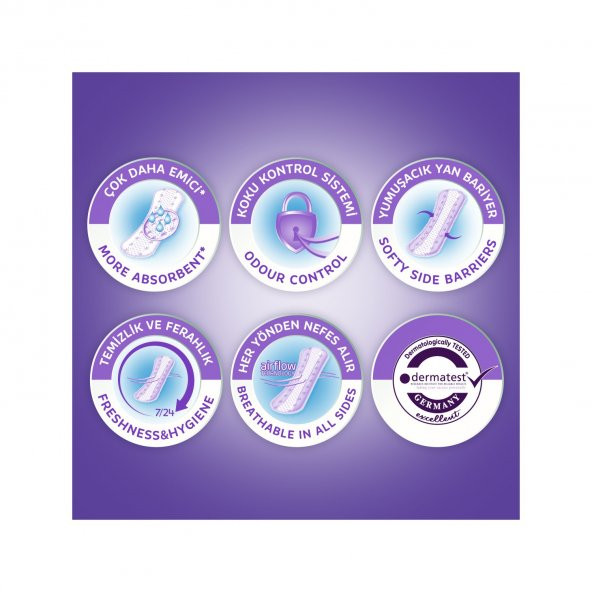 Molped Yoğun Koruma Günük Ped Normal 60x6 360 Adet - 2