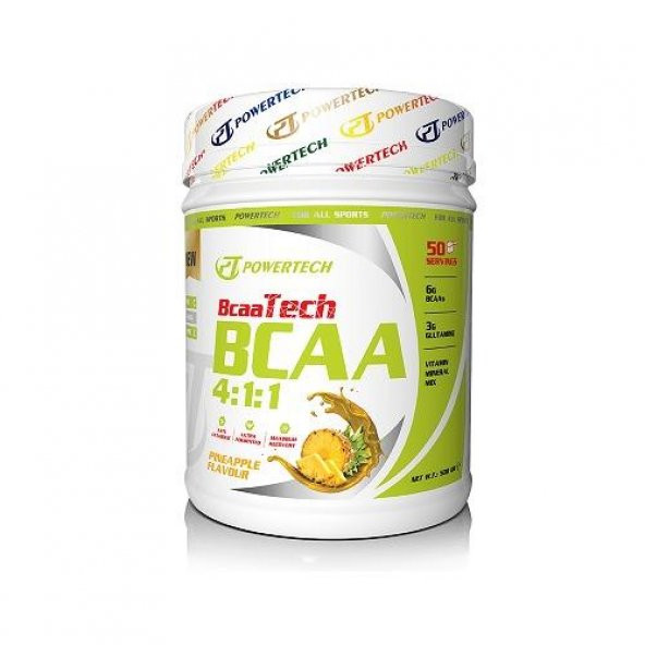 PowerTech BcaaTech Bcaa 4:1:1 Ananas Aromalı 500 gr