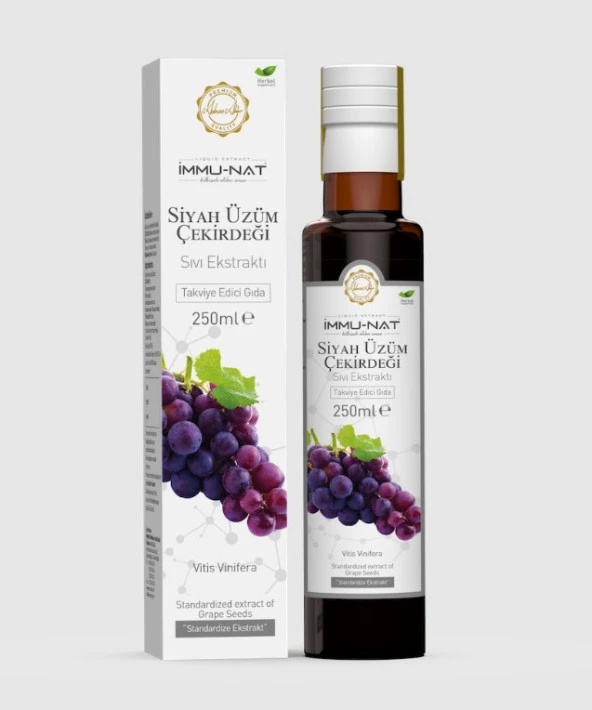 İmmunat Siyah Üzüm Çekirdeği Sıvı Ekstraktı 250 ml