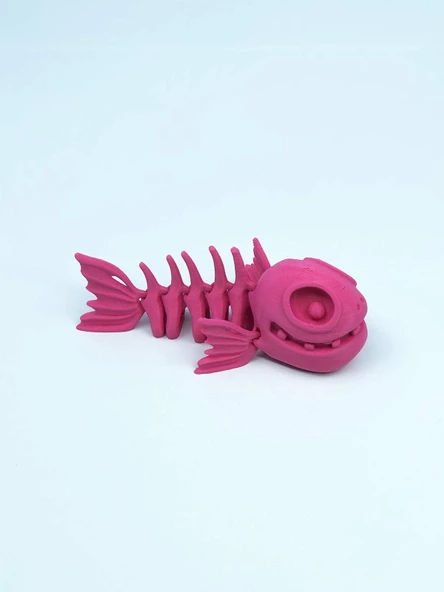 3D Hareketli Balık Figürlü Oyuncak - Pembe - Resim 4