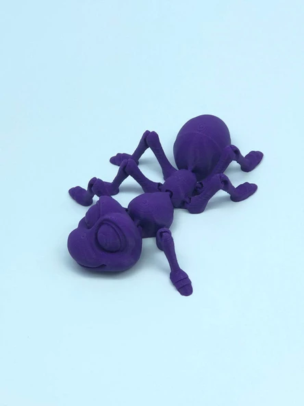3D Hareketli Karınca Figürlü Oyuncak - Mor - 3