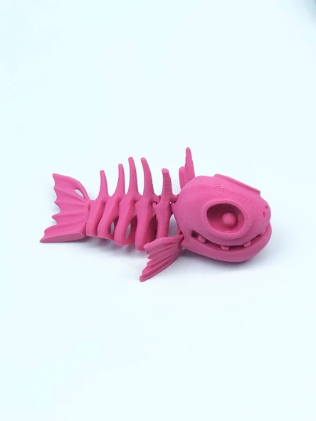 3D Hareketli Balık Figürlü Oyuncak - Pembe - Resim 7