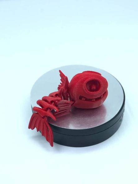 3D Hareketli Balık Figürlü Oyuncak - Kırmızı - Resim 5