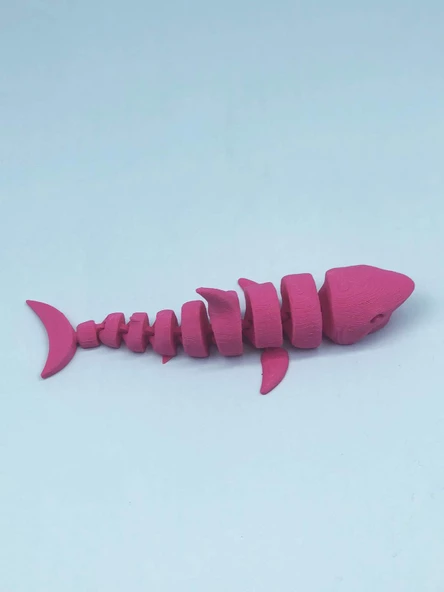 3D Hareketli Köpek Balığı Figürlü Oyuncak - Pembe - 2