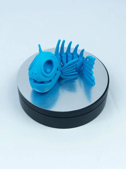 3D Hareketli Balık Figürlü Oyuncak - Mavi - Resim 2