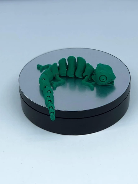 3D Hareketli Bukalemun Figürlü Oyuncak - Yeşil - Resim 5