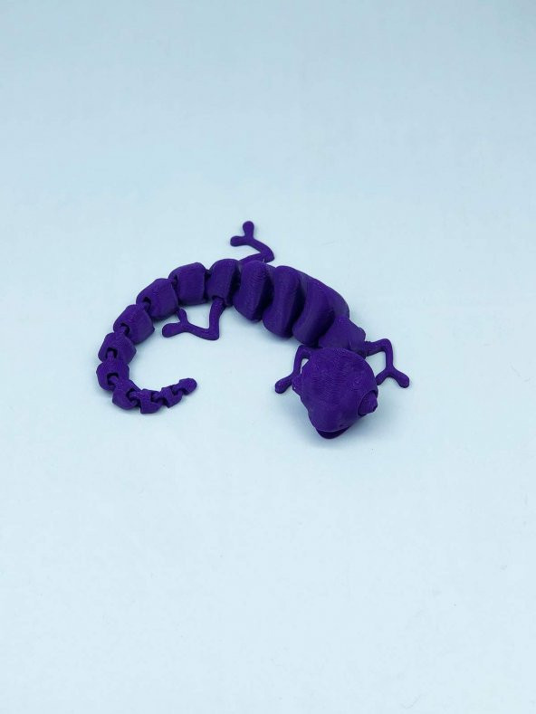 3D Hareketli Bukalemun Figürlü Oyuncak - Mor