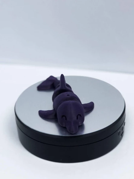 3D Hareketli Yunus Figürlü Oyuncak - Mor - Resim 7