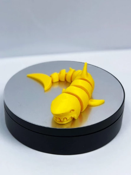 3D Hareketli Köpek Balığı Figürlü Oyuncak - Sarı - Resim 5