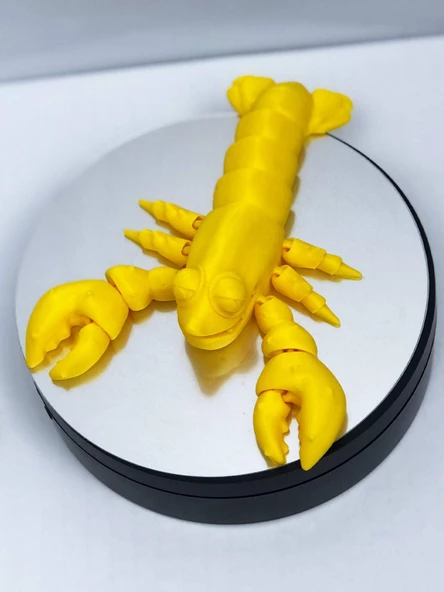 3D Hareketli Istakoz Figürlü Oyuncak - Sarı ürün görseli 1