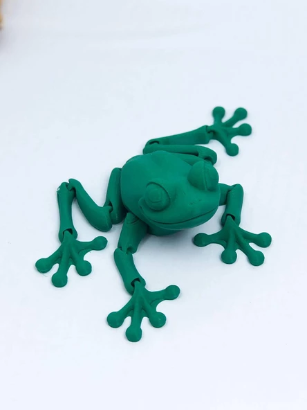 3D Hareketli Kurbağa Figürlü Oyuncak - Yeşil - Resim 2